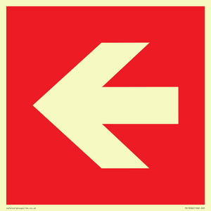 Left arrow (white on red background)